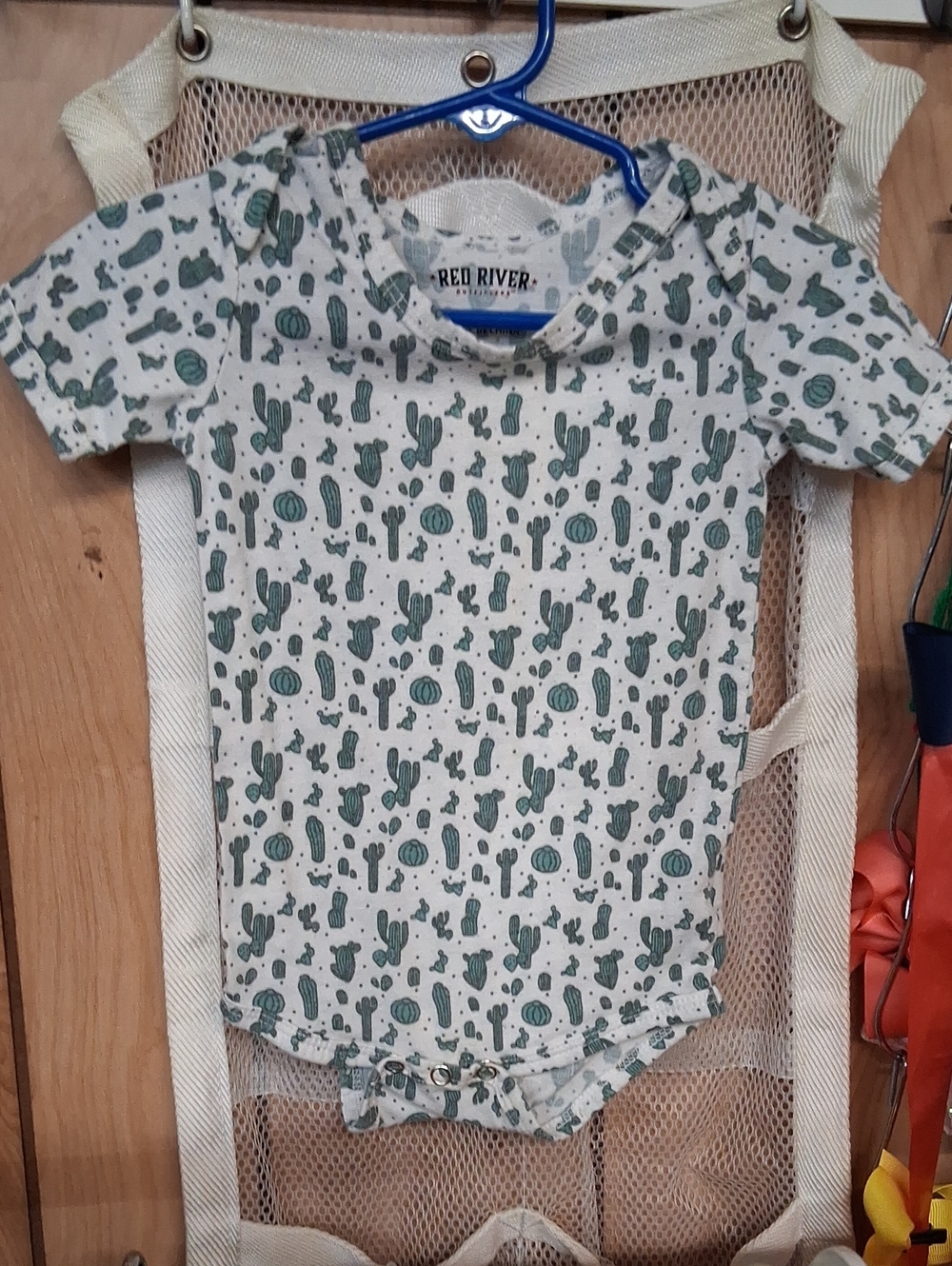 Kids' Cream Short-Sleeve Cactus Print Tee